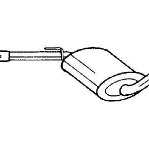 Auspuh  – Volkswagen Passat 88-96, srednji lonac