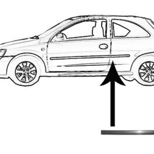 Bočna lajsna Opel Corsa C 00-06 3V