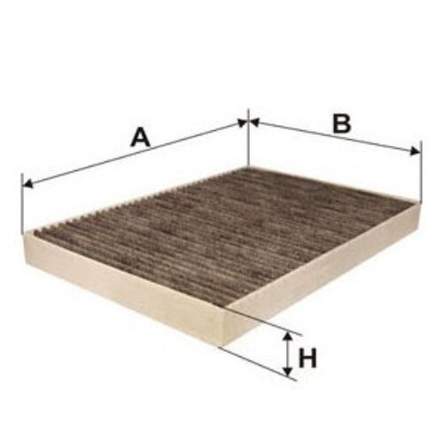 Filter kabine  (aktivni ugalj) – Audi, Seat