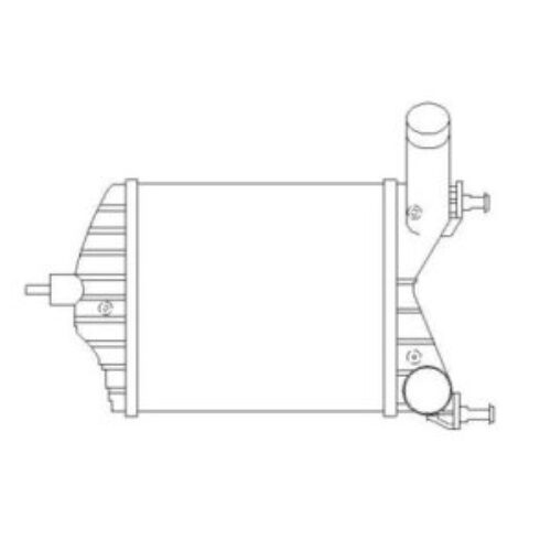 Hladnjak vazduha  – Lancia Musa (350), OEM, 45394