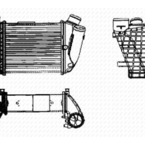 Hladnjak vazduha Audi A4 2.5 TDI -1