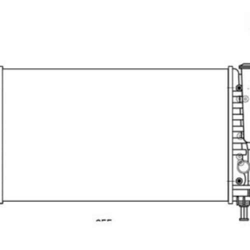 Hladnjak vode Fiat Punto 1.2 45356 Valeo tip