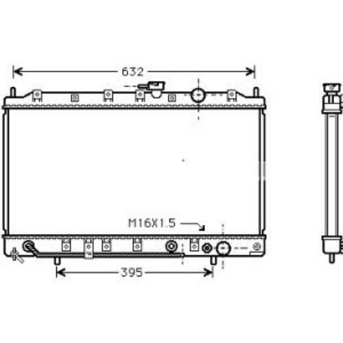 Hladnjak vode Mitsubishi Space Wagon 91-92