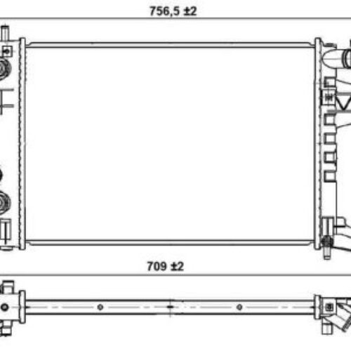 Hladnjak vode Opel Corsa C 00-03 automatski