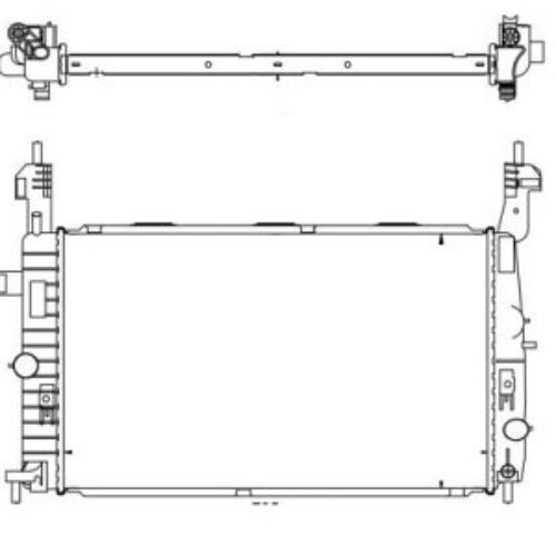 Hladnjak vode Opel Meriva DTi -3 1.7DTi