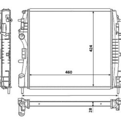 Hladnjak vode Renault Kangoo -3