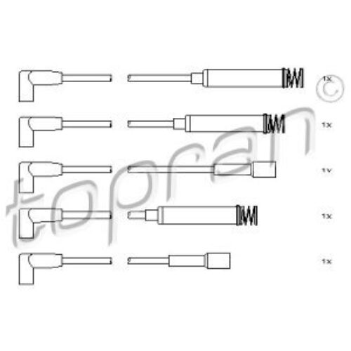 Komplet kablova za paljenje Opel Kadett E 84-91