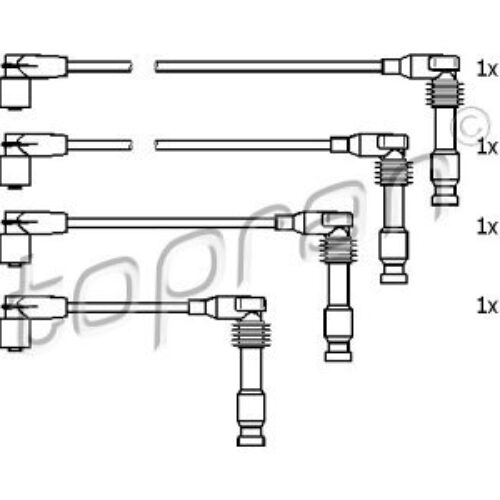 Komplet kablova za paljenje Opel Vectra 88-03