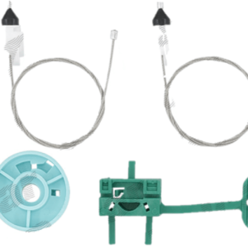 Komplet za popravak mehanizma stakla Fiat Punto 99-10, desno