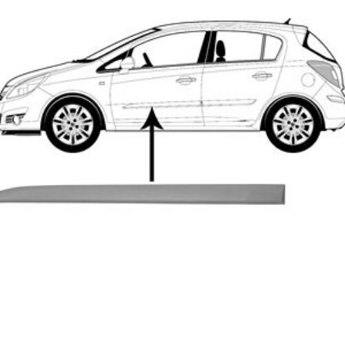 Lajsna vrata (spreda) Opel Corsa D 06-, 4/5V + za