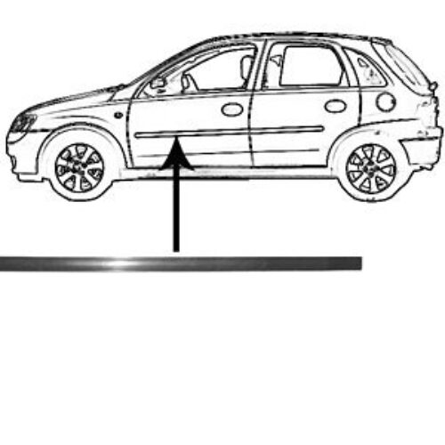 Lajsna za vrata Opel Corsa C 00-06 5V