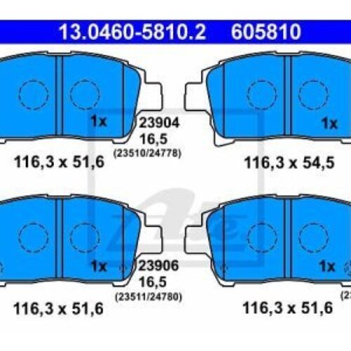 Prednje disk kočne pločice  – Toyota