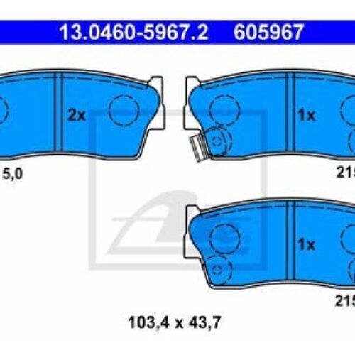 Prednje disk kočne pločice  – Suzuki