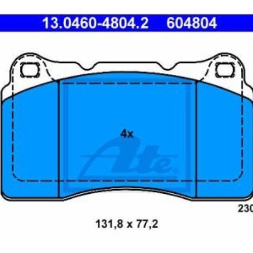 Prednje kočione obloge  – Volvo C30 45453