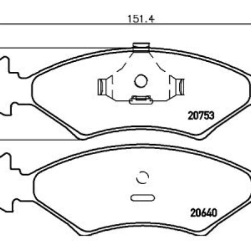 Prednje kočione obloge – Ford Fiesta 95-02