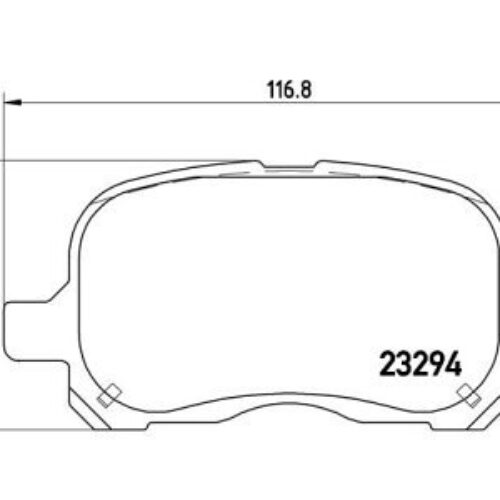 Prednje kočione obloge  – Toyota Corolla (E11) 97-02