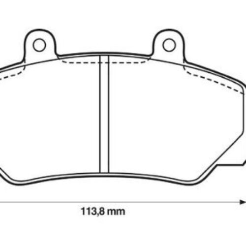 Prednje kočione obloge  – Volvo Seria 700 81-92