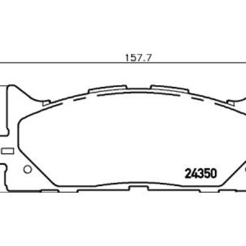 Prednje kočione obloge  – Toyota Camry 45297