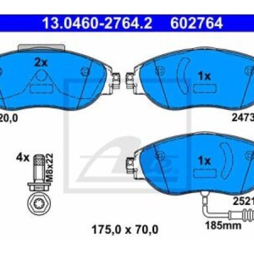 Prednje kočione pločice  – Volkswagen Sharan 45580