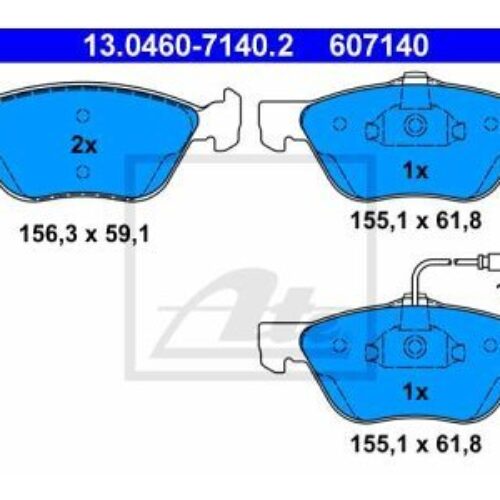 Prednje kočione pločice  – Alfa Romeo 147 45301