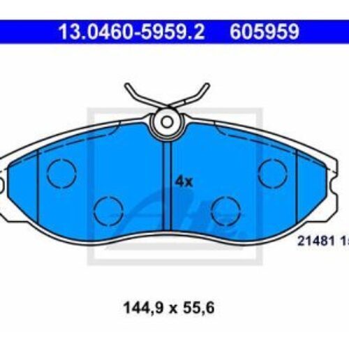 Prednje obloge kočnica  – Ford Maverick 93-98