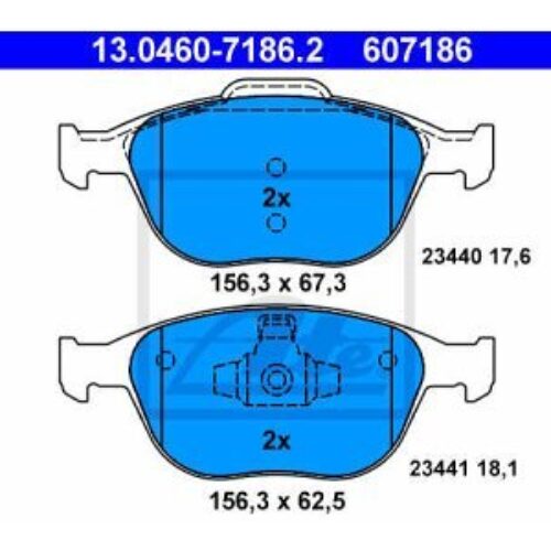 Prednje obloge kočnica  – Ford Focus 98-08