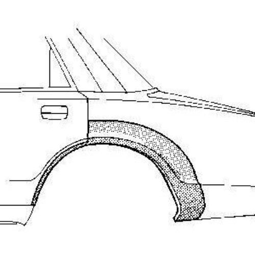 Rub blatobrana Ford Granada II