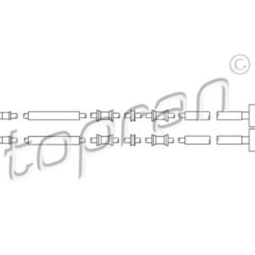 Sajla ručne kočnice Opel Zafira A 99-05, sredina